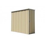 Spanbilt Yardsaver Yardstore Slimline F26-S 2.10m x 0.72m x 1.80m Flat Roof Garden Shed Medium Garden Sheds